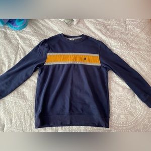 IZOD mens crewneck size medium navy blue